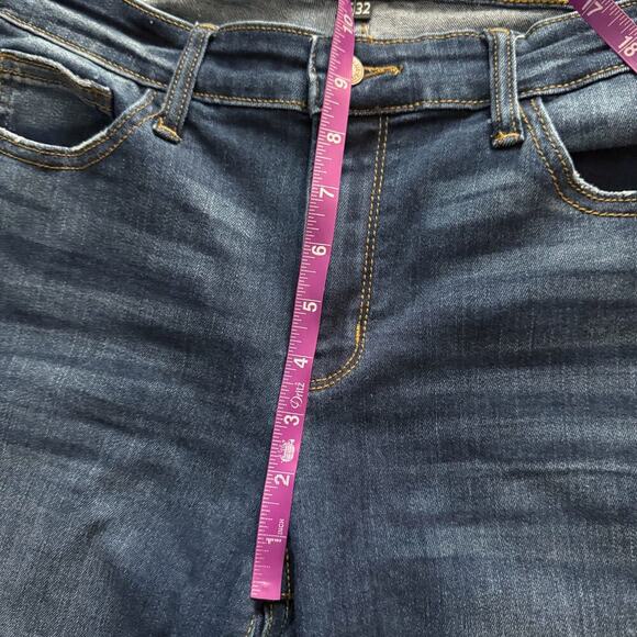 Judy Blue Jeans Womens Sz 15/32 15 32 Blue Skinny Relaxed Fit Stretch High Rise - Picture 9 of 13